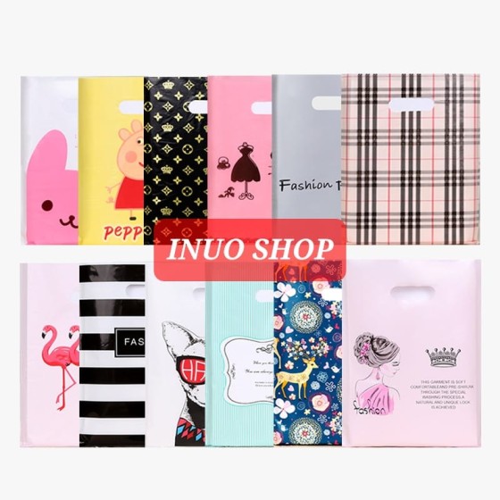 Bolsas de plasticos con asa ,1 Qty=50 piezas